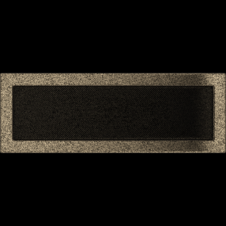 EGYSZERŰ SZELLŐZŐRÁCS FEKETE-ARANY 17X49cm
