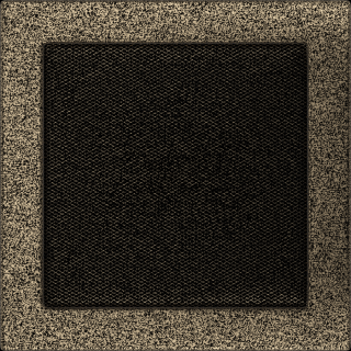 EGYSZERŰ SZELLŐZŐRÁCS FEKETE-ARANY 22X22cm
