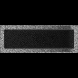 EGYSZERŰ SZELLŐZŐRÁCS FEKETE-EZÜST 17X49cm