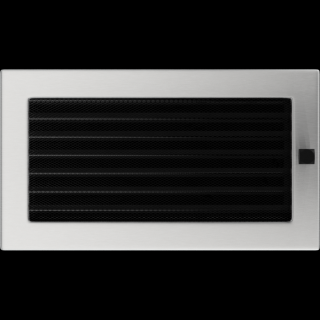 EGYSZERŰ SZELLŐZŐRÁCS INOX 17X30cm ZSALUS