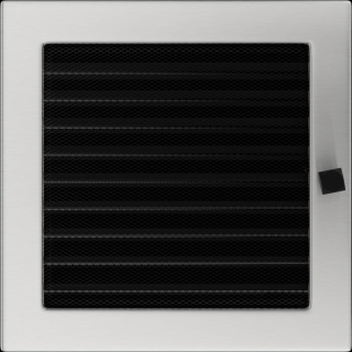 EGYSZERŰ SZELLŐZŐRÁCS INOX 22X22cm ZSALUS