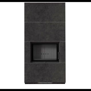 KRATKI FLOKI BOX 8 kW FOKOS GRAFIT KANDALLÓ KŐ BURKOLATTAL FEKETE BELSŐVEL
