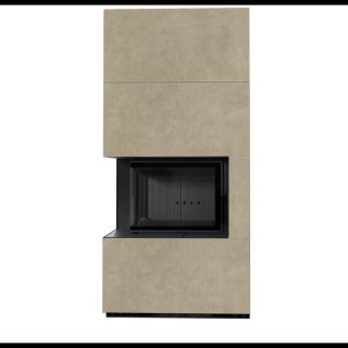 KRATKI FLOKI BOX 8 kW FOKOS RENA KANDALLÓ KŐ BURKOLATTAL BALOS FEKETE BELSŐVEL