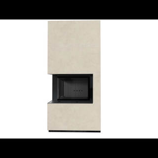 KRATKI FLOKI BOX 8 kW FOKOS SALE KANDALLÓ KŐ BURKOLATTAL BALOS FEKETE BELSŐVEL
