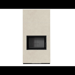 KRATKI FLOKI BOX 8 kW FOKOS SALE KANDALLÓ KŐ BURKOLATTAL FEKETE BELSŐVEL