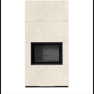 KRATKI FLOKI BOX 8 kW FOKOS TALCO KANDALLÓ KŐ BURKOLATTAL FEKETE BELSŐVEL