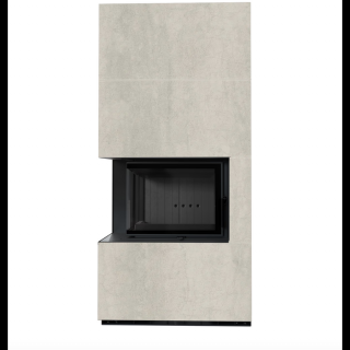 KRATKI FLOKI BOX 8 kW NATURALI PERLA KANDALLÓ KŐ BURKOLATTAL BALOS FEKETE BELSŐVEL