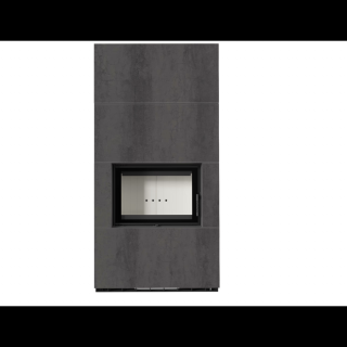KRATKI FLOKI BOX 8 kW NATURALI PIETRA KANDALLÓ KŐ BURKOLATTAL