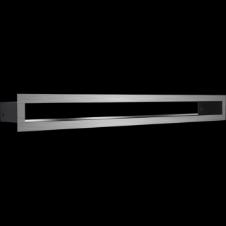 MINIMAL INOX KANDALLÓ SZELLŐZŐRÁCS 6x60cm /HÁTFAL NÉLKÜL/