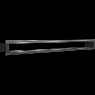 MINIMAL INOX KANDALLÓ SZELLŐZŐRÁCS 6x80cm /HÁTFAL NÉLKÜL/