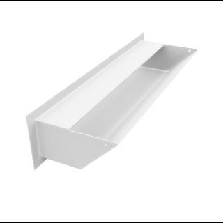 MINIMAL SZELLŐZŐRÁCS FEHÉR 9x40cm HÁTFALLAL SF