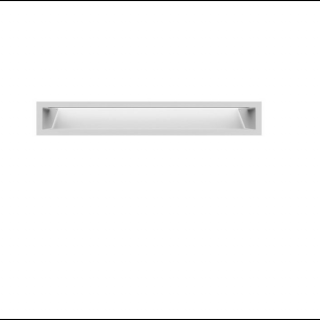 MINIMAL SZELLŐZŐRÁCS FEHÉR 9x60cm  HÁTFALLAL SF