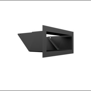 MINIMAL SZELLŐZŐRÁCS GRAFIT 9x20cm  HÁTFALLAL