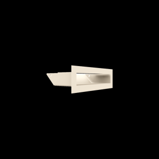 MINIMAL SZELLŐZŐRÁCS KRÉM  6x20cm  HÁTFALLAL SLIM