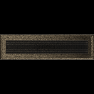 OSKAR SZELLŐZŐRÁCS FEKETE-ARANY 11X42cm