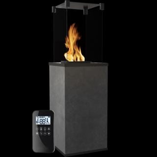 PATIO MINI TERASZMELEGÍTŐ Blend Nero KŐ ELŐLAPPAL TÁVIRÁNYÍTÓVAL
