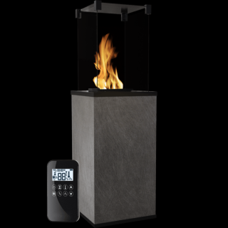 PATIO MINI TERASZMELEGÍTŐ Seta Liquorice KŐ ELŐLAPPAL TÁVIRÁNYÍTÓVAL