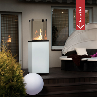 PATIO SLIM TERASZMELEGÍTŐ FEHÉR MANUÁLIS VEZÉRLÉS 8,2 kW