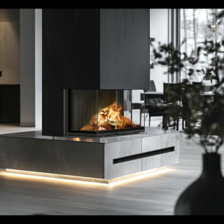 REGNOR 8 kW HÁROM OLDALAS FEKETE BELSŐVEL