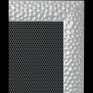 VENUS SZELLŐZŐRÁCS NIKKEL 22X45cm