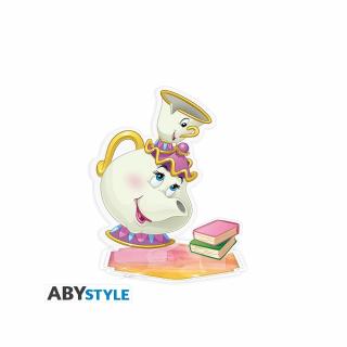 DISNEY - Acryl® - Chip and Mrs. Potts díszfigura