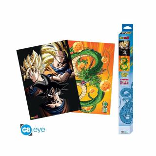 DRAGON BALL - Chibi poszter szett- Goku  Shenron- 52x38cm