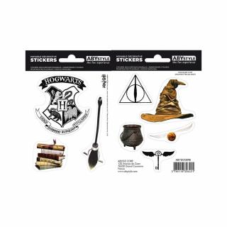 Harry Potter varázstárgyak matrica csomag 16cm x 11 cm.