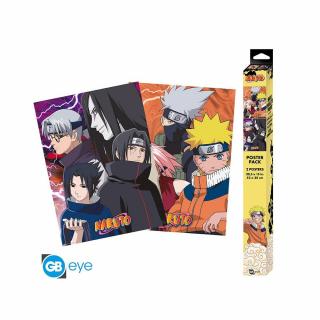 NARUTO - Chibi poszter szett 52x38 - Konoha Ninjas  Deserters