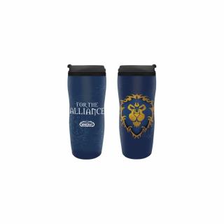 WOW World of Warcraft Alliance hővédő utazó bögre 355 ml