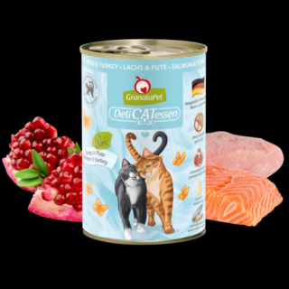 Granatapet Delicatessen konzerv lazac és pulyka konzerv 400 g