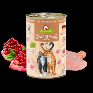 GranataPet Delicatessen konzerv pulyka és fácán 400 g 6db