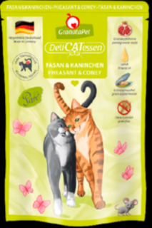 GranataPet Delicatessen Pouch fácán és nyúl 85g 6db