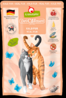 GranataPet Delicatessen Pouch Kalb PUR 85g 6db