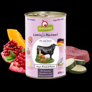 GranataPet Liebling´s Mahlzeit Angus marha és sütőtök 400 g