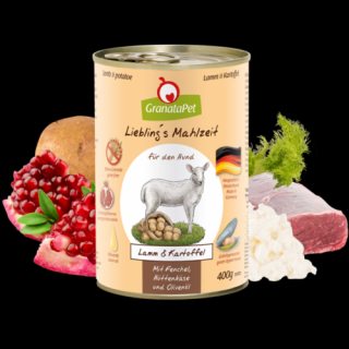 GranataPet Liebling´s Mahlzeit bárány és burgonya konzerv 400 g