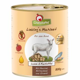 GranataPet Liebling´s Mahlzeit bárány és burgonya konzerv 6x800 g