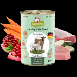 GranataPet Liebling´s Mahlzeit borjú és bárány konzerv 400 g