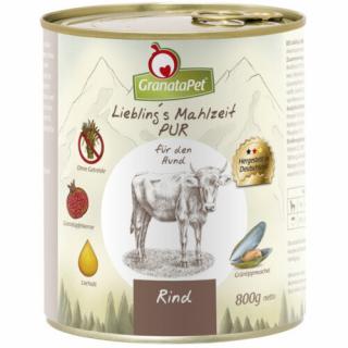 GranataPet Liebling´s Mahlzeit marha PUR konzerv 6x800 g