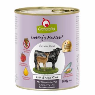 GranataPet Liebling´s Mahlzeit vad és Angus marha 6x800