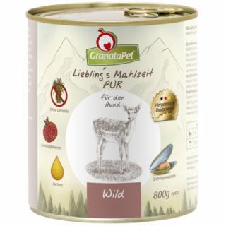 GranataPet Liebling´s Mahlzeit vad PUR konzerv 6x800 g