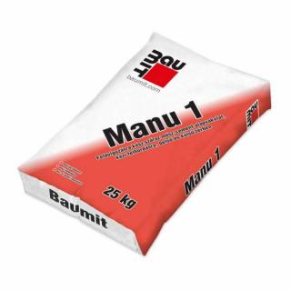 Baumit Manu 1 - mész-cement alapvakolat, kézi felhordásra - 25 kg