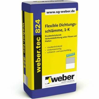 Weber weber.tec 824 (Superflex D1) - szálerősített szigetelőhabarcs