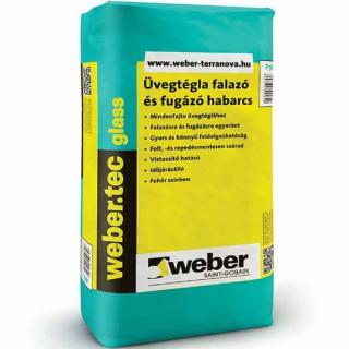 Weber weber.tec glass - üvegtégla falazó és fugázó habarcs, szürke