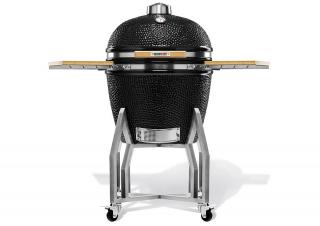 Kamado Chef 22 kerámia grill  Black Dimple (rozsdamentes acél)