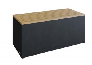 OFYR GARDEN BENCH BLACK - Kerti pad