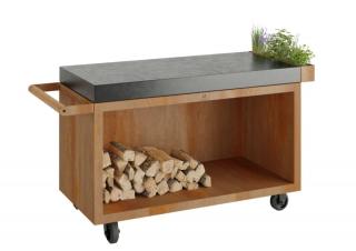 OFYR Mise en Place Table Corten 135 PRO (előkészítő pult) - Kerámia munkafelület