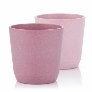 Reer Growing 80%-ban természetes pohár szett rózsaszín 2 db