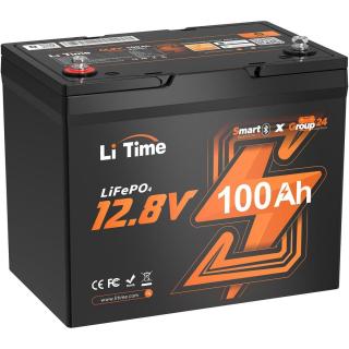 LiTime 12V 100Ah Group24 Bluetooth LiFePo4 akkumulátor