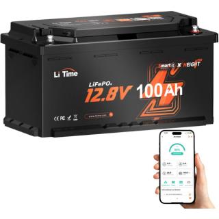LiTime 12V 100Ah LiFePO4 Bluetooth akkumulátor