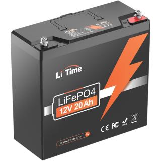 LiTime 12V 20Ah LiFePO4 akkumulátor-2 év Gar.